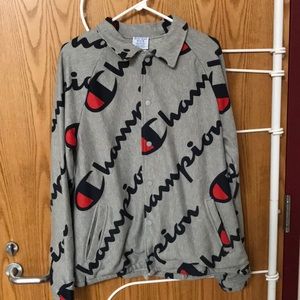 SOLD RARE Champion Print Longsleeve jacket